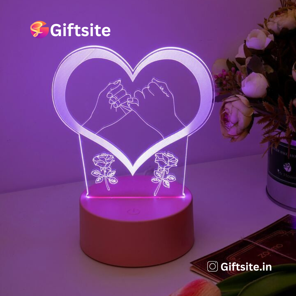 Heart Shape LED Lamp